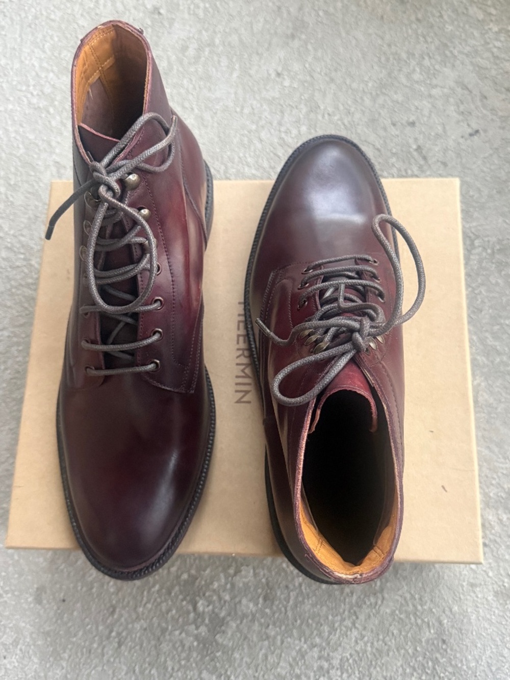 She’ll cordavan men’s boots -meermin. 11.5